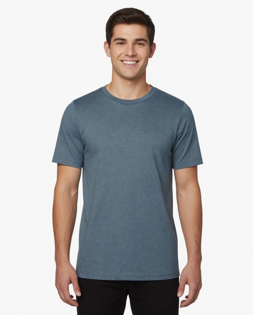 BELLA+CANVAS® Crew Short Sleeve CVC Jersey Tee for Everyday Wear, Custom Printing & Casual Unisex Cotton Blend Shirt